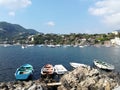 Sharp little boats in the sea of Ã¢â¬â¹Ã¢â¬â¹Ischia